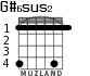 G#6sus2 for guitar - option 1