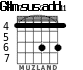 G#m7sus2add11 for guitar