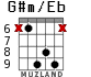 G#m/Eb for guitar - option 5