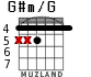 G#m/G for guitar - option 3