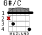 G#/C for guitar - option 1
