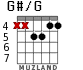 G#/G for guitar - option 3