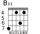 B11 for guitar - option 2