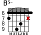B5- for guitar - option 4