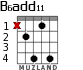 B6add11 for guitar - option 2