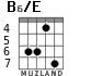 B6/E for guitar - option 5