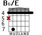 B6/E for guitar - option 6