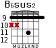 B6sus2 for guitar - option 5