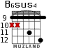 B6sus4 for guitar - option 6