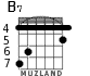 B7 for guitar - option 3