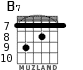 B7 for guitar - option 5