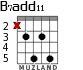 B7add11 for guitar - option 2