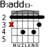 B7add13- for guitar - option 2