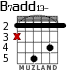 B7add13- for guitar - option 3