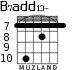 B7add13- for guitar - option 7