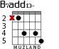 B7add13- for guitar - option 1