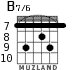 B7/6 for guitar - option 3
