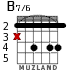 B7/6 for guitar - option 1