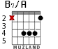 B7/A for guitar - option 2