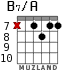 B7/A for guitar - option 6