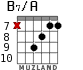 B7/A for guitar - option 7