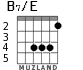 B7/E for guitar - option 3