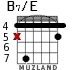 B7/E for guitar - option 4