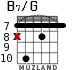 B7/G for guitar - option 2