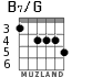 B7/G for guitar - option 4