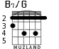 B7/G for guitar - option 1