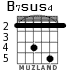 B7sus4 for guitar - option 3
