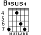 B9sus4 for guitar - option 4