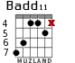 Badd11 for guitar - option 3