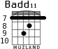 Badd11 for guitar - option 4
