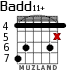Badd11+ for guitar - option 2