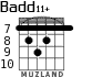 Badd11+ for guitar - option 3