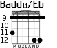 Badd11/Eb for guitar - option 5