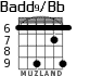 Badd9/Bb for guitar - option 6