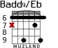 Badd9/Eb for guitar - option 4