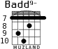 Badd9- for guitar - option 4