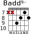 Badd9- for guitar - option 5