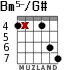 Bm5-/G# for guitar - option 2