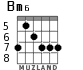 Bm6 for guitar - option 3