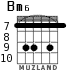 Bm6 for guitar - option 4