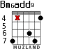 Bm6add9 for guitar - option 2