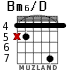 Bm6/D for guitar - option 2