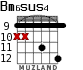 Bm6sus4 for guitar - option 6