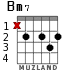 Bm7 for guitar - option 4