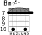 Bm75+ for guitar - option 7
