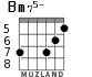 Bm75- for guitar - option 4